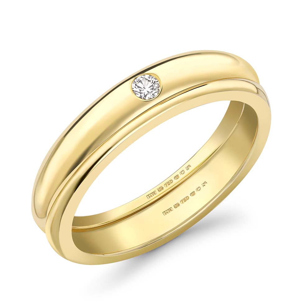 TAPERED WEDDING BAND