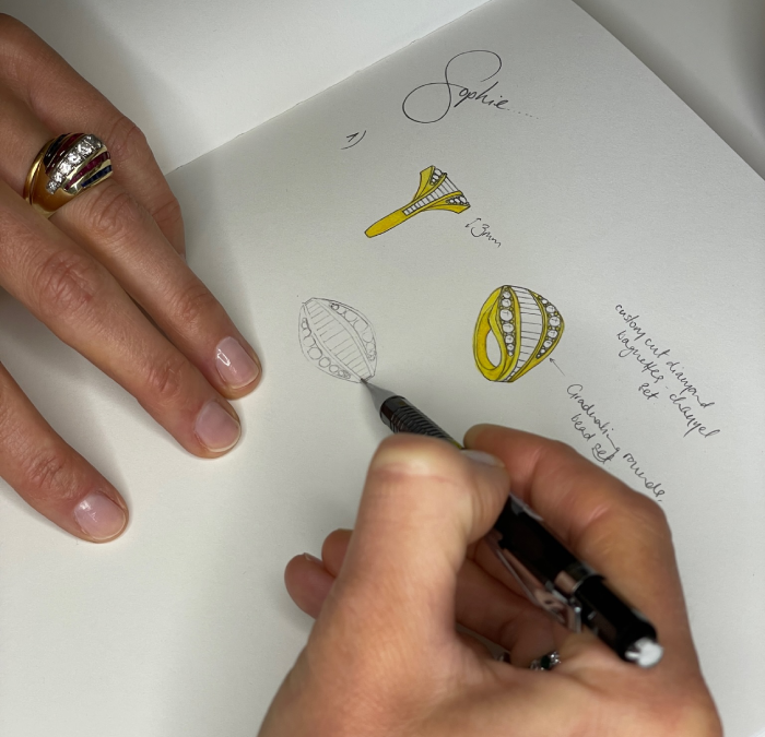 HOW TO DESIGN AN ENGAGEMENT RING WITH HATTIE RICKARDS